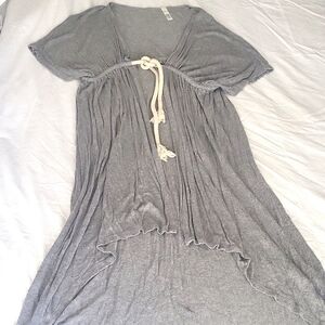 Short Sleeve Open Dress Cover Up